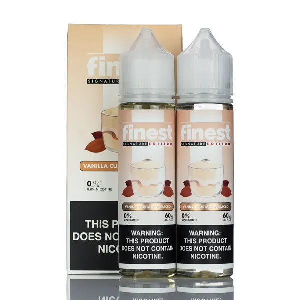 The Finest E-Liquid Signature Edition - No Nicotine Vape Juice - 120ml - Black Coral